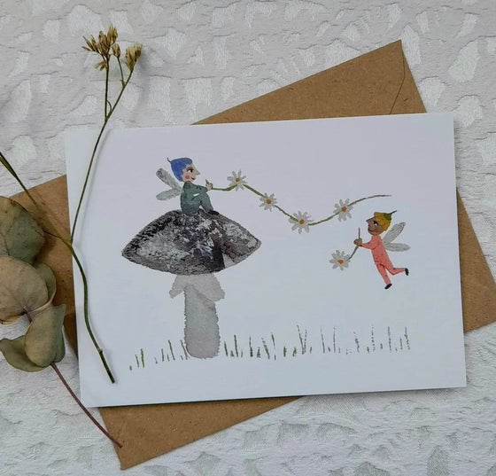 Lydia Mae Flower Fairies Greeting Card
