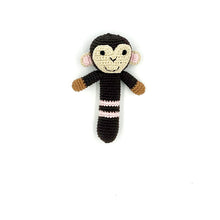  Pebble Monkey Stick Rattle