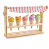 Thread Bear Wooden Smiles & Scoops Ice Cream Stand - The Blue Zebra