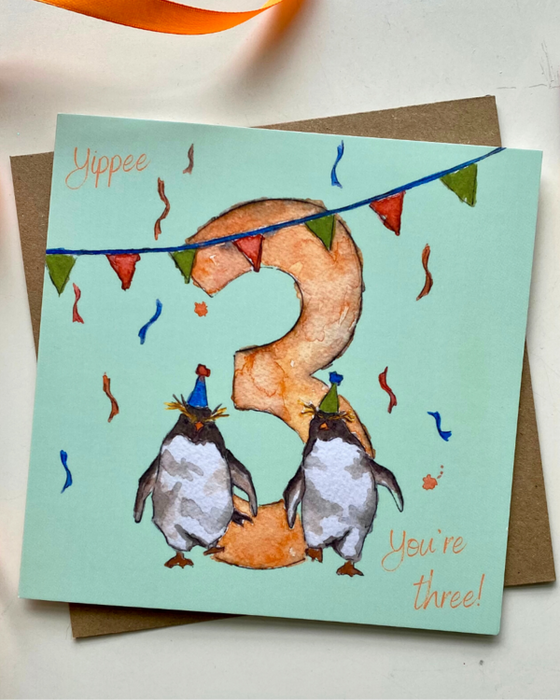 Yippee You're 3 by Amelia Anderson