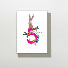  Stop The Clock Design 5 Today Rabbit Birthday Card - The Blue Zebra