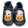Navy Cow Shoes - Inch Blue