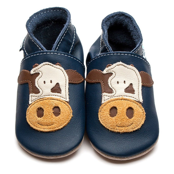 Inch Blue Navy Cow Shoes