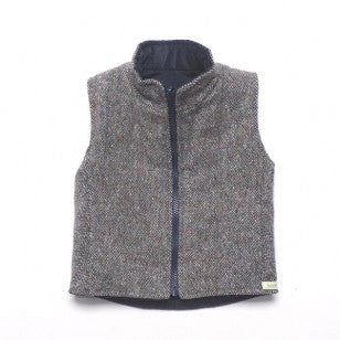 Ruth Lednik Tweed Reversible Gilet