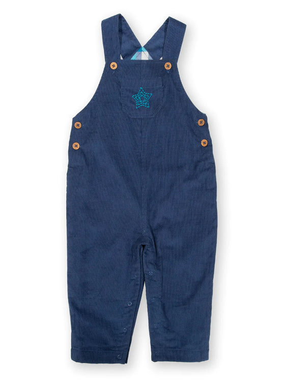 Kite Star Blue cord dungarees