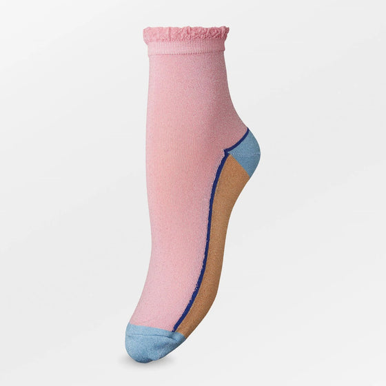Becksondergaard Blocka Glam Pink Sparkling Sock