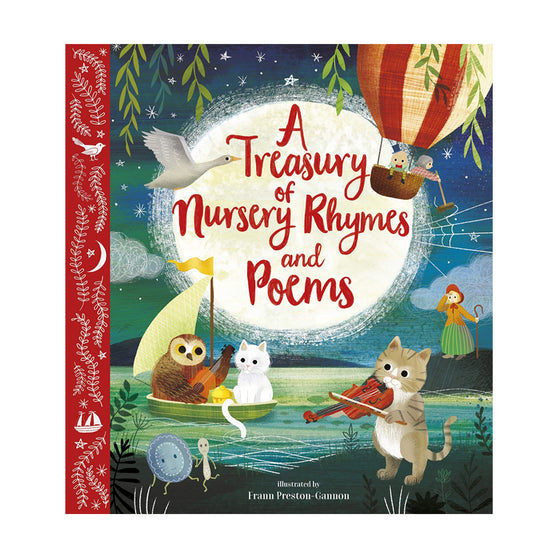TREASURY OF NURSERY RHYMES AND POEMS book - The Blue Zebra